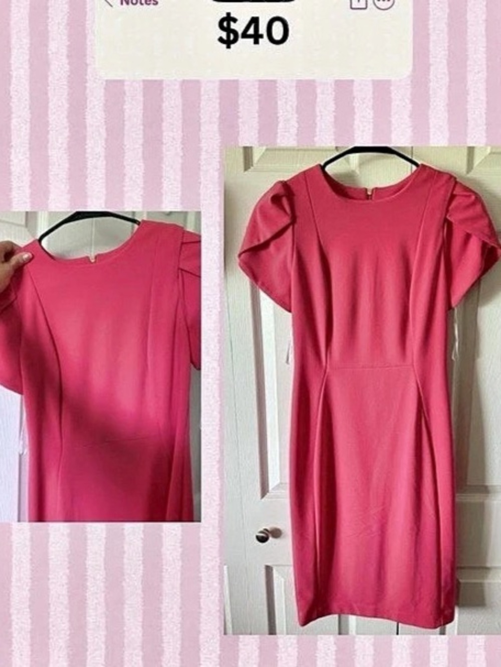 Pink Midi Dress
